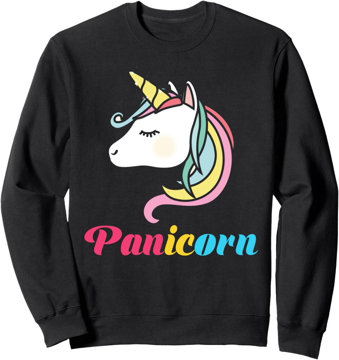 Panicorn Magisches Einhorn Lustiges LGBT Geschenk Pansexuell Sweatshirt