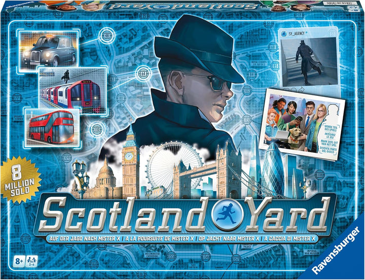 Ravensburger Gesellschaftsspiel 27515 - Scotland Yard - Familienspiel, Brettspiel für Kinder und Erw