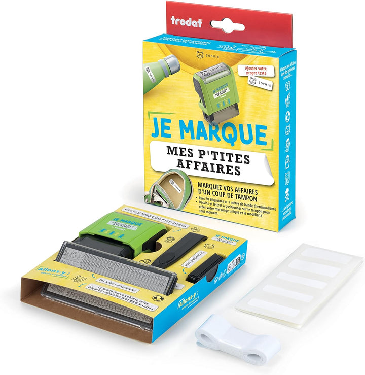 Stempel Trodat" Je mark mes P'tites Affaires" – markieren Sie die Sachen Ihrer Kinder mit einem komp