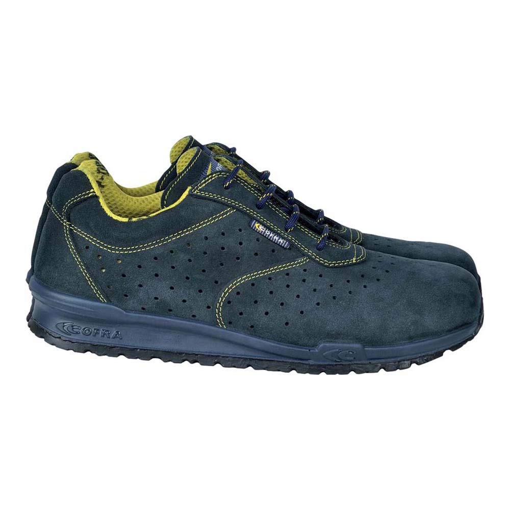 Cofra 78670-000.W38 GUERIN S1 P SRC Sicherheitsschuhe, Blau/Gelb, Grösse 38 38 EU, 38 EU