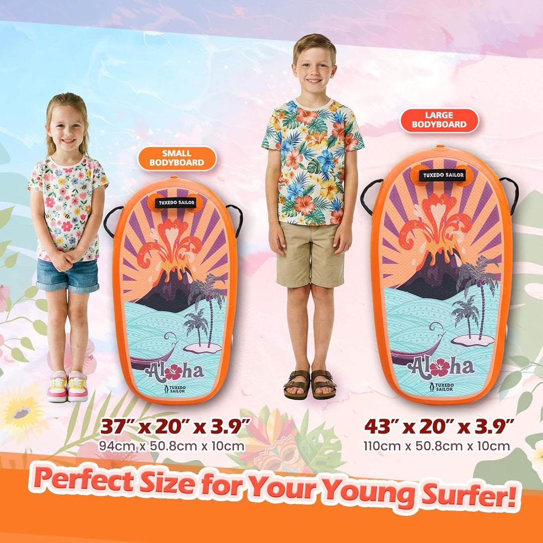 Tuxedo Sailor Aufblasbare Bodyboard Schwimmbrett Schwimmboard, Surfbrett Kinder und Erwachsene zum S