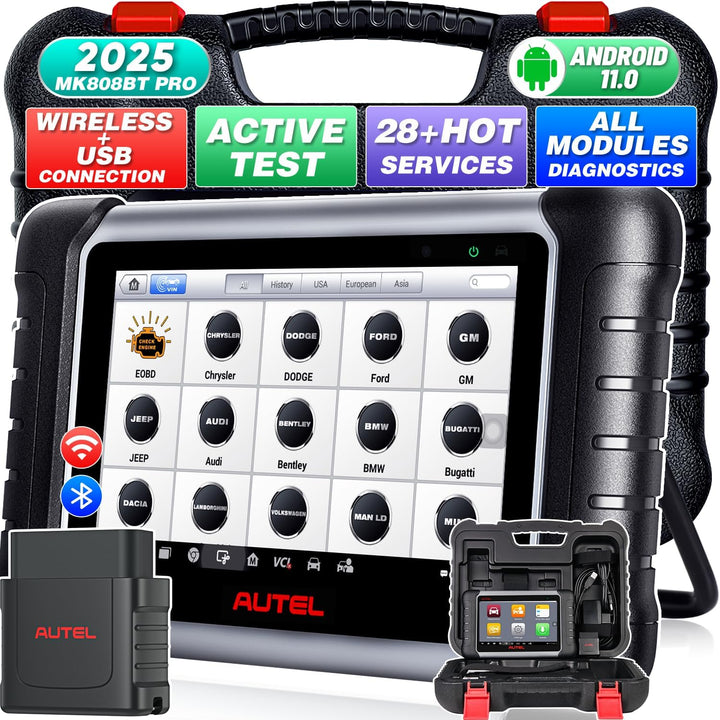 Autel MaxiCOM MK808BT PRO: Android 11, 2024, Aktualisiert von MK808BT/ MK808S/ MK808/ MaxiCheck MX80