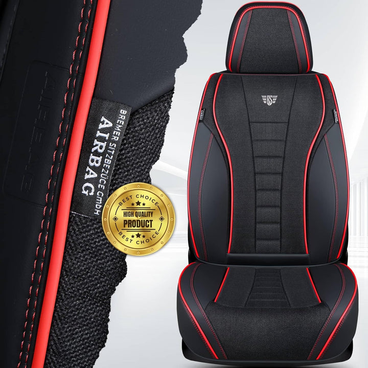 Schonbezüge Sitzbezüge für Ford Focus 3 Bj 2011-18 in Schwarz NL1