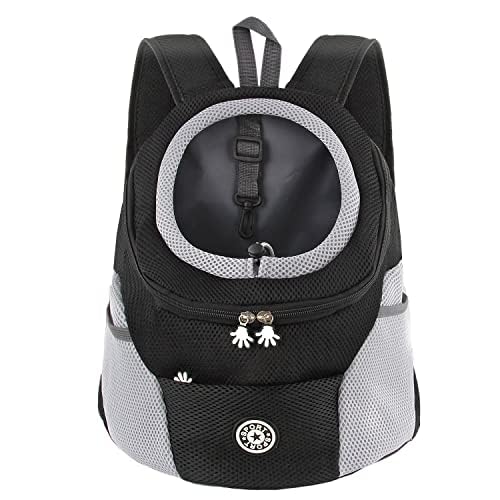 M MUNCASO Hundetrage-Rucksack Welpentasche Kleine Haustier-Fronttasche mit Atmungsaktivem, Head-Out-