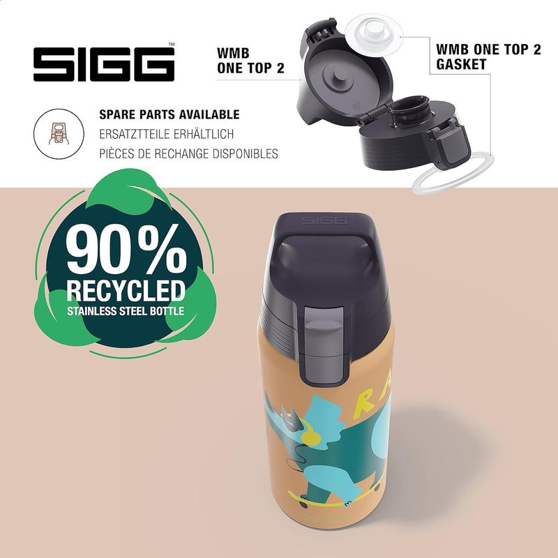 SIGG - Isolierte Trinkflasche Kinder - Shield Therm ONE - Für Kohlensäurehaltige Getränke Geeignet -