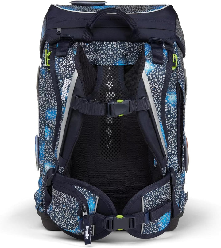 ergobag Unisex Kinder Cubo Gepäck- Handgepäck Einheitsgrösse Bär Anhalter Durch die Galaxis - Blau
