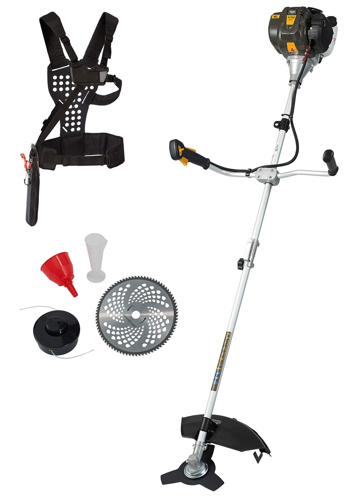 TEXAS Profi Benzin Motorsense BC358D 3in1 Rasentrimmer Freischneider Benzin 4-Takt | 35,8 CCM | 42 c