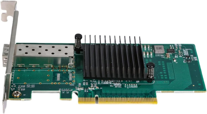 QSFPTEK 10G Ethernet Netzwerkkarte, 10Gb Single SFP+ Port Server mit Intel 82599EN Chip für Intel X5