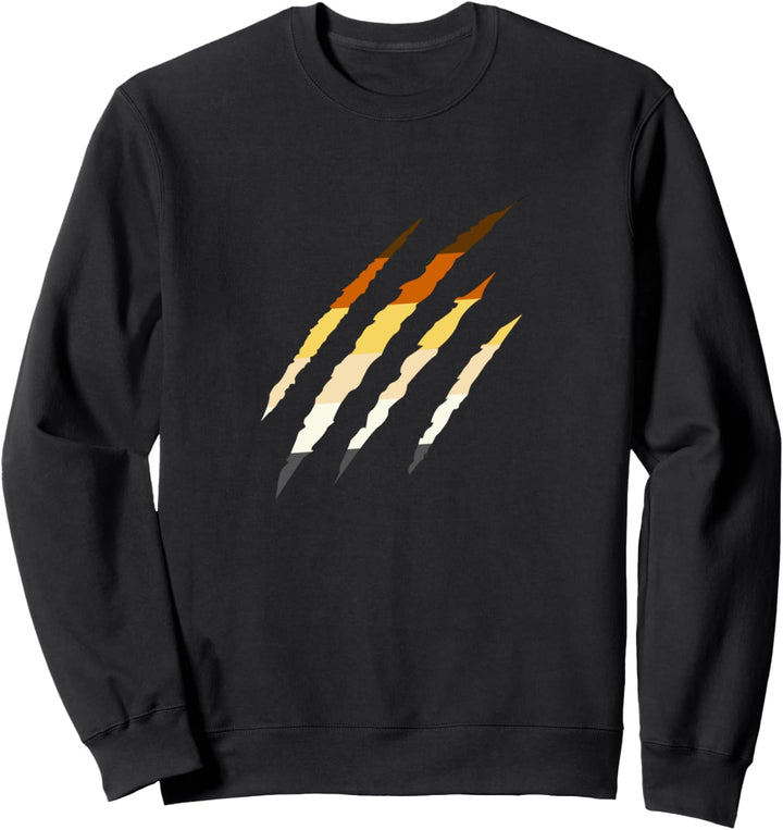 Gay Bear Shirt with Daddy Bear Pride Flag Woof Gay Daddy Sweatshirt