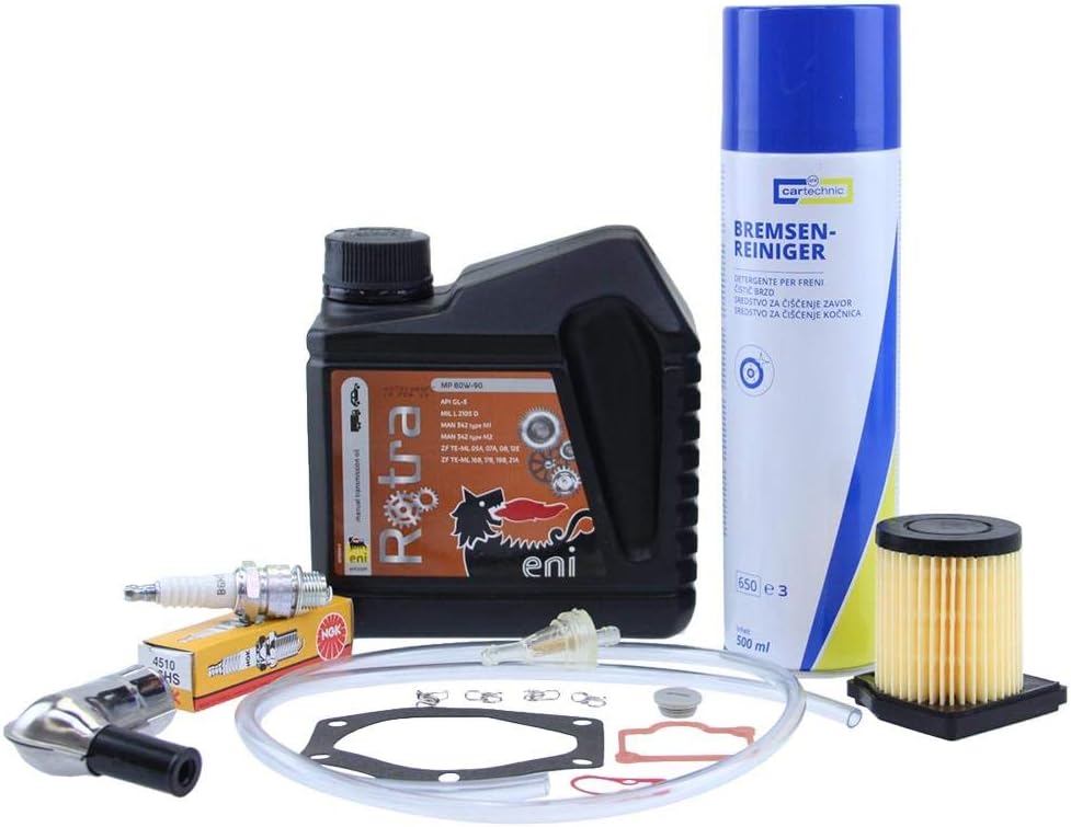 Inspektionsset Benzin Schlauch Filter Luftfilter 22mm Stecker Klassik Zündkerze NGK B6HS Öl 85er Ver