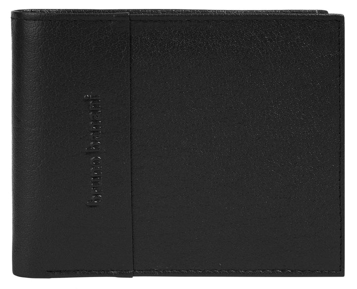 bruno banani Geldbörse Echt Leder Herren - 021335 Schwarz, Schwarz