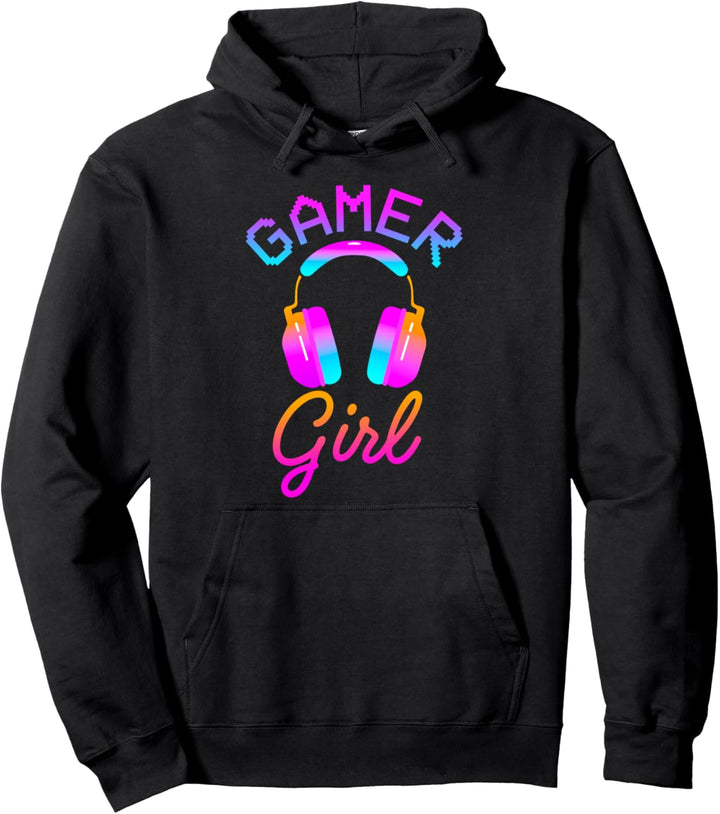 Gamer Mädchen Nette Gaming Geschenk für Mädchen Video Spiele Pullover Hoodie