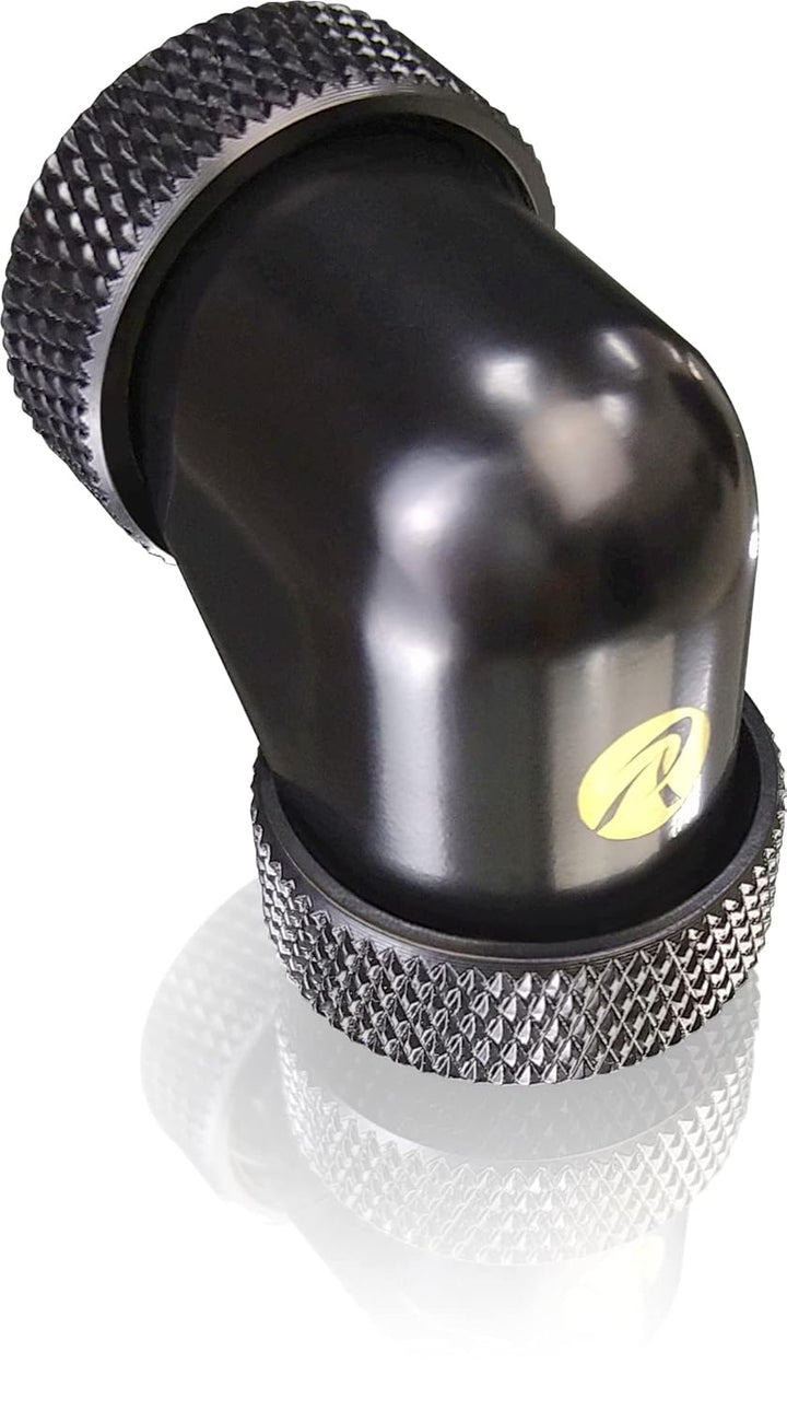 Raijintek Anschluss PELIAS D140906, 14mm, 90 Grad Adapter - 6er-Pack, schwarz