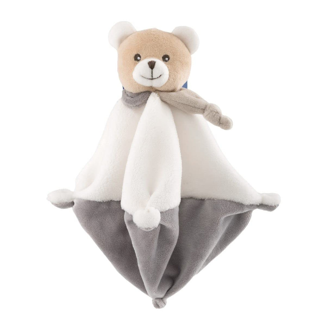 hicco Spielzeug MySweet Teddybär DouDou, Plüschtier aus weichem Velours in Form eines Teddybären, ne