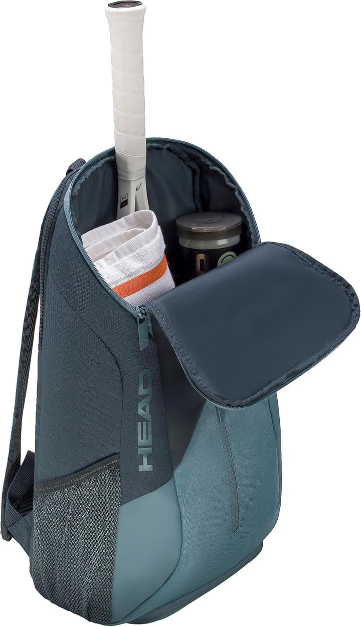 HEAD Unisex – Erwachsene Tour Backpack Tennisrucksack 25L Cyan/Blau, 25L Cyan/Blau