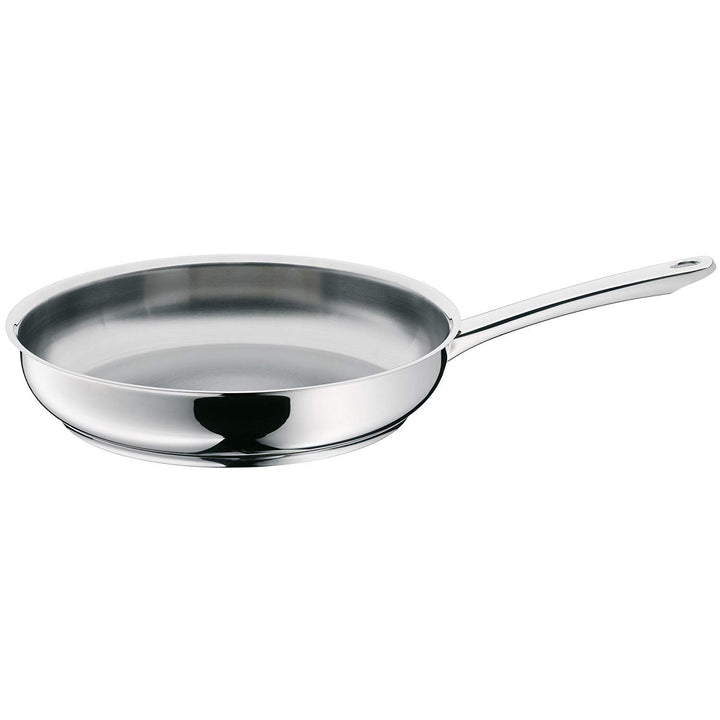 WMF Profi Edelstahlpfanne unbeschichtet 24 cm, Bratpfanne Induktion, für hohe Temperaturen, Cromarga