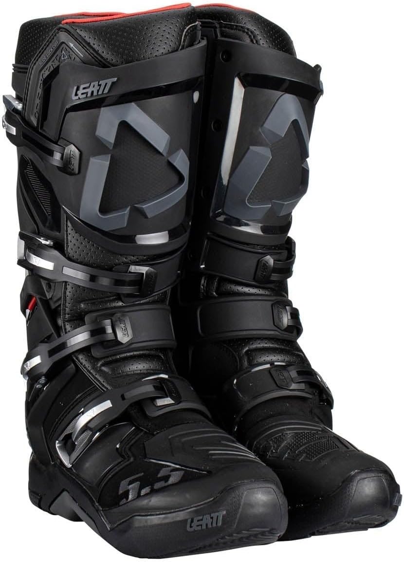 Leatt 5.5 Motorradstiefel 40.5 EU Schwarz, 40.5 EU Schwarz