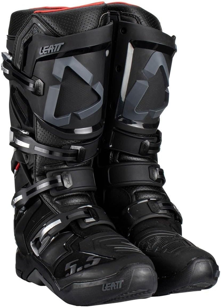 Leatt 5.5 Motorradstiefel 40.5 EU Schwarz, 40.5 EU Schwarz