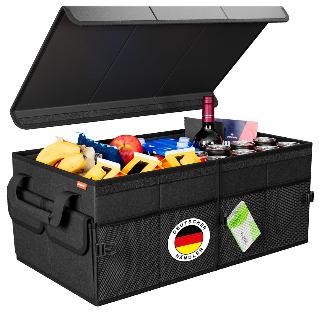 ATHLON TOOLS Kofferraum-Organizer XXL – faltbare Kofferraum-Tasche, rutschfest, verstärkt, stabil mi