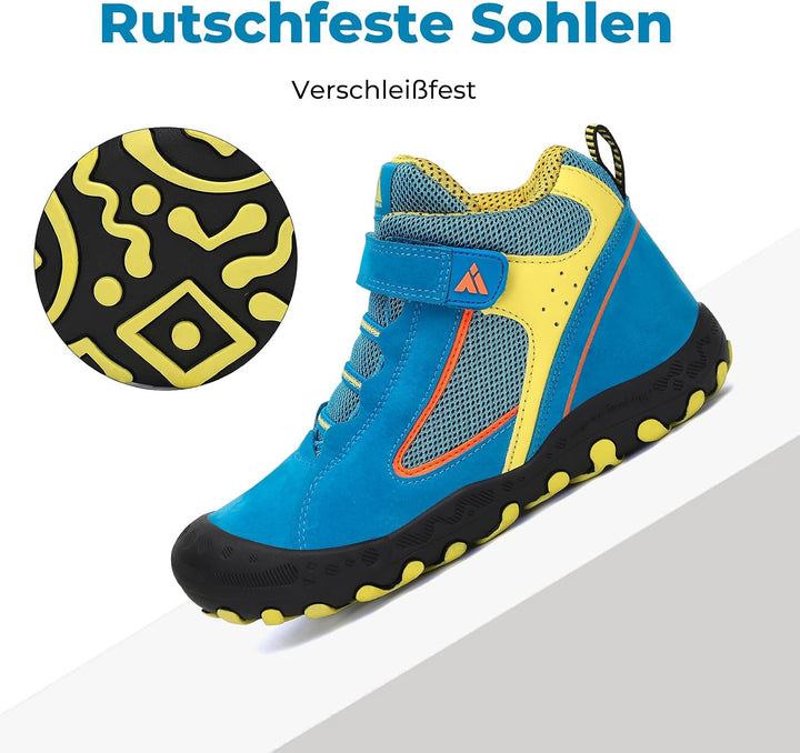 Mishansha Kinder Trekking- &amp; Wanderschuhe Jungen Mädchen Wanderstiefel Outdoor Trekkingschuhe 24 EU