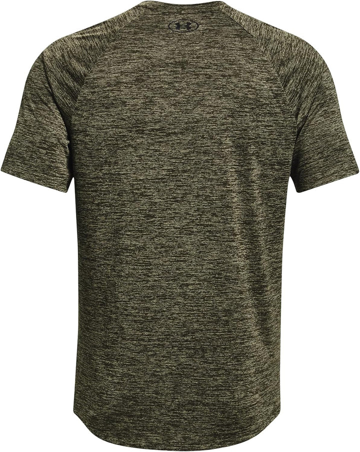 Under Armour Herren Fitness T-Shirt und Tank Tech Sportstyle Logo 3XL (390) Marine Od Grün/Schwarz,