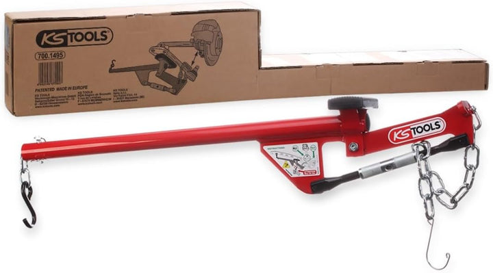 KS Tools 700.1495 Universal-Achshebel mit Kette, 960mm Single, Single