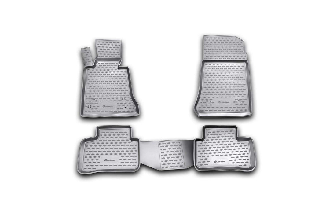 Element Gummimatten Passgenaue Fussmatten Mercedes-Benz GLK-Klasse X204 2008-2015 4tlg