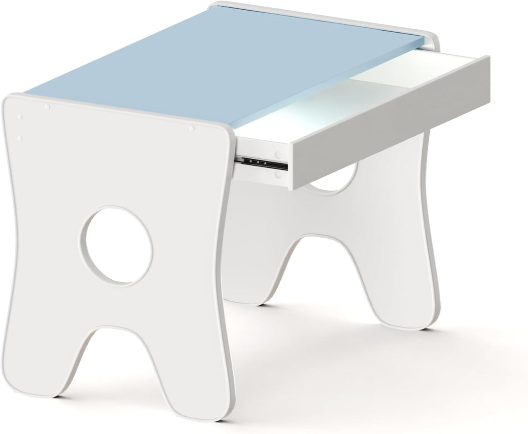 Happy Babies - Kinderschreibtisch-Stuhl-Set, ergonomischer Spieltisch mit geräumiger Schublade - Kin