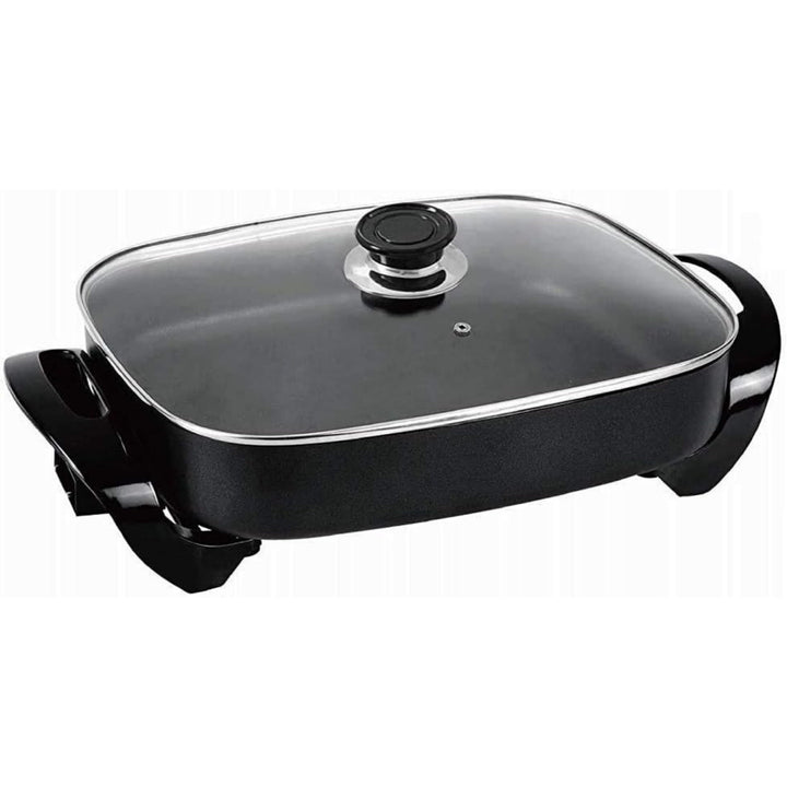 Shov Bratpfanne MG-3040 – Multifunktionale Elektropfanne - Pizzapfanne, Partypfanne Ø30x40cm Ø 30/30