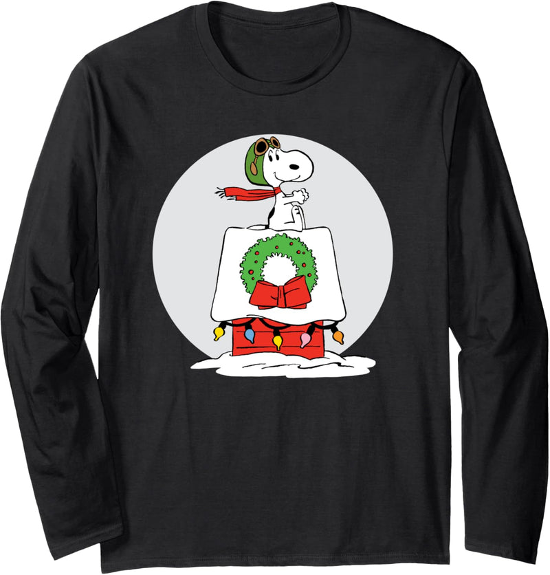 Peanuts Weihnachten Snoopy Langarmshirt