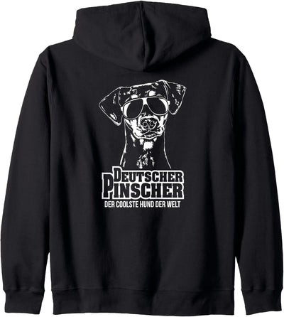 Deutscher Pinscher cooler Hund lustiger Hundespruch Kapuzenjacke