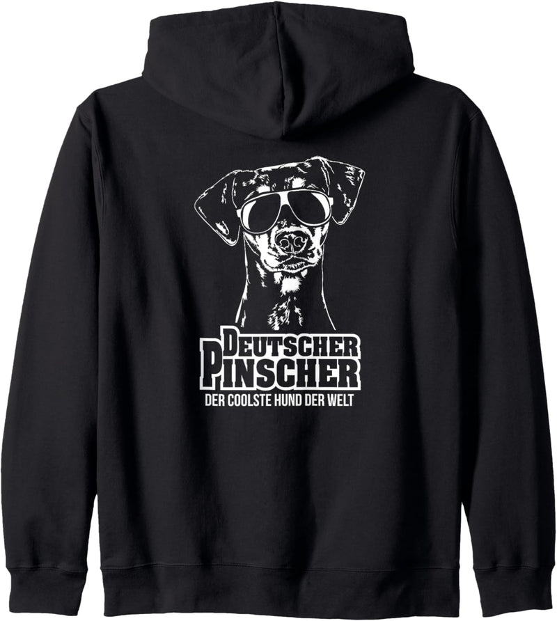 Deutscher Pinscher cooler Hund lustiger Hundespruch Kapuzenjacke