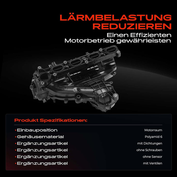 Ansaugkrümmer Ansaugbrücke mit Dichtung für Mondeo III B5Y B4Y BWY 6 Hatchback G-G 6 Station Wagon G