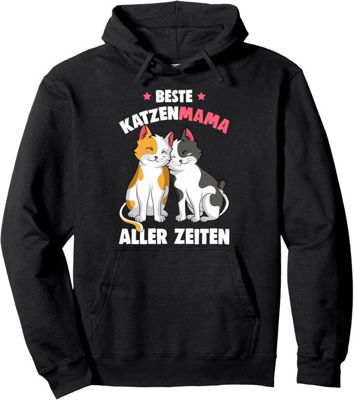 Beste Katzen Mama aller Zeiten Katzenmama Katze Damen Pullover Hoodie