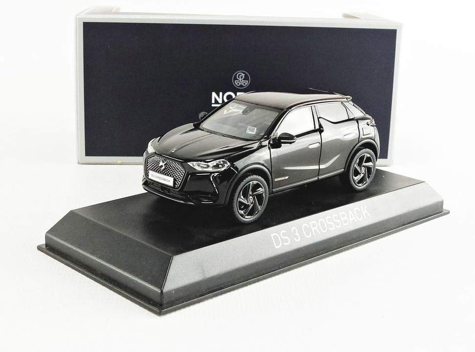 Norev NV170020 1:43 2019 DS3 Crossback La Premiere – Schwarz mit rotem Dach, Mehrfarbig, S