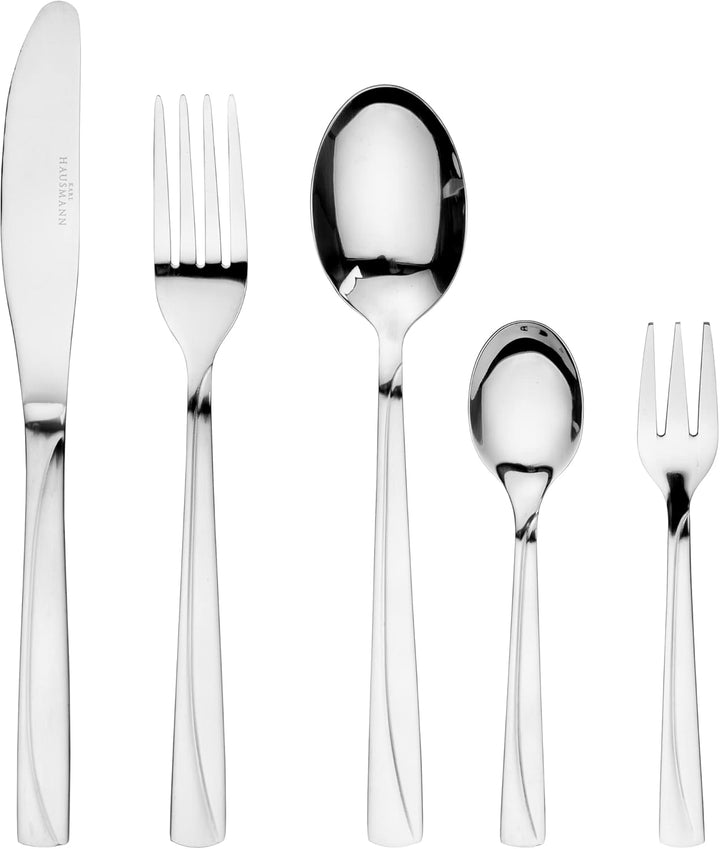 KARL HAUSMANN Besteck Set 12 personen - 72-teilig - Essbesteck Spülmaschinenfest Rostfrei - BesteckS