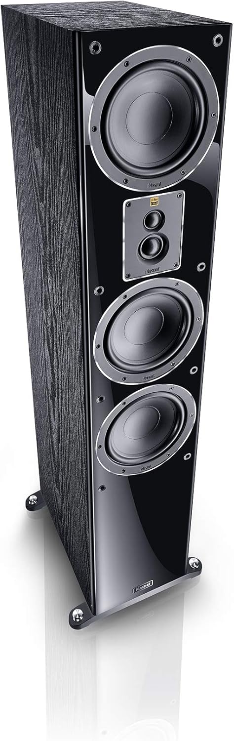Magnat Signature 507, schwarz, kraftvoller 4-Wege Stand-Lautsprecher mit Hi-Res Zertifizierung, Schw