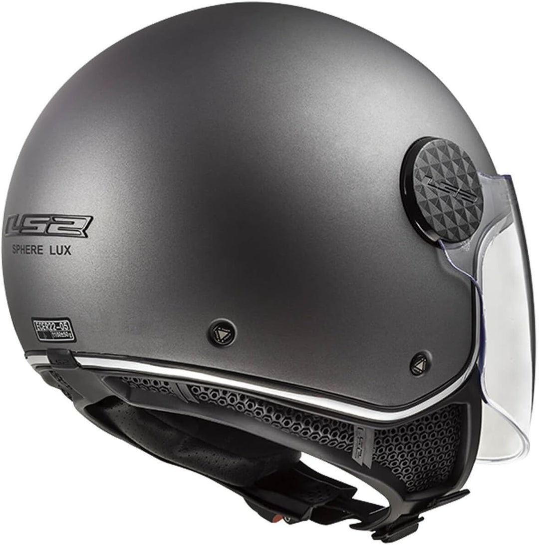LS2 Motorradhelm OF558 SPHERE LUX MATT TITANIUM, Titanium, XL XL Titanium, XL Titanium