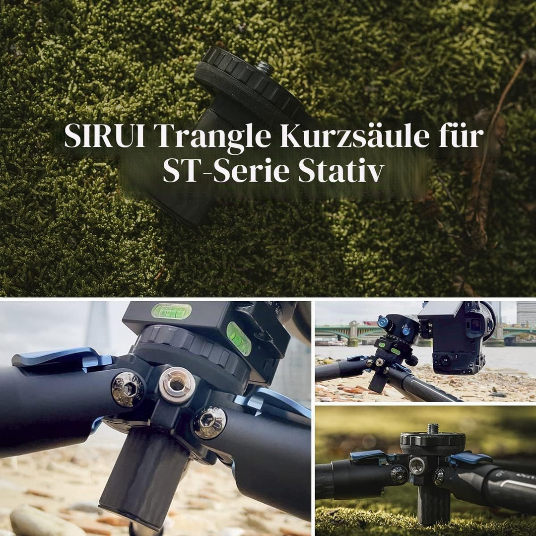 SIRUI ST-Z Kurze Mittelsäule, Kohlefaser-Säule für ST-Stative, Unterwinkelfotografie, Passend für SI