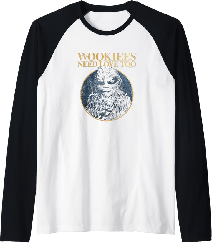 Star Wars Chewbacca Wookiees Need Love Too Raglan