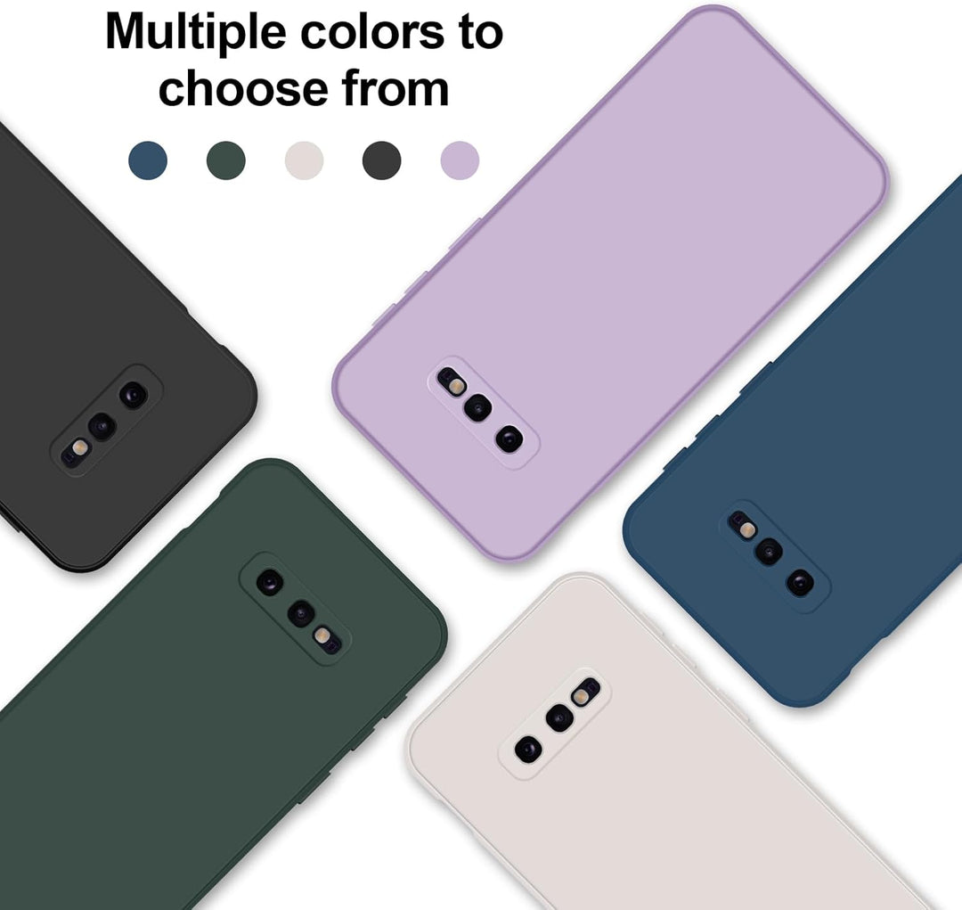 GiiYoon Silikonhülle Kompatibel mit Samsung Galaxy S10e, Ganzkörperhülle, seidig weiche Haptik Handy