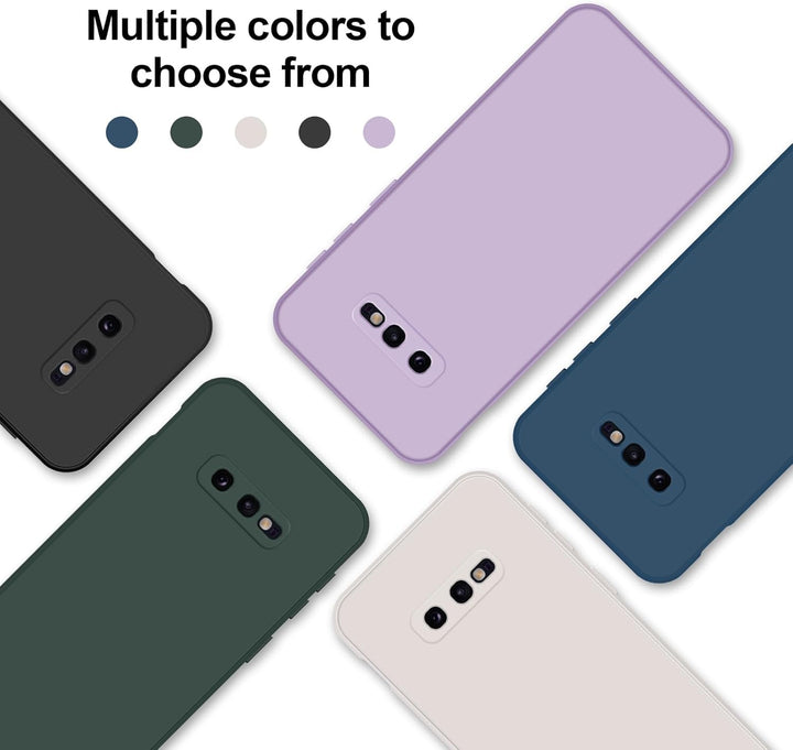 GiiYoon Silikonhülle Kompatibel mit Samsung Galaxy S10e, Ganzkörperhülle, seidig weiche Haptik Handy