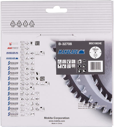 Makita Makblade Saegeblatt, 190 x 20 mm, 24Z, B-32708