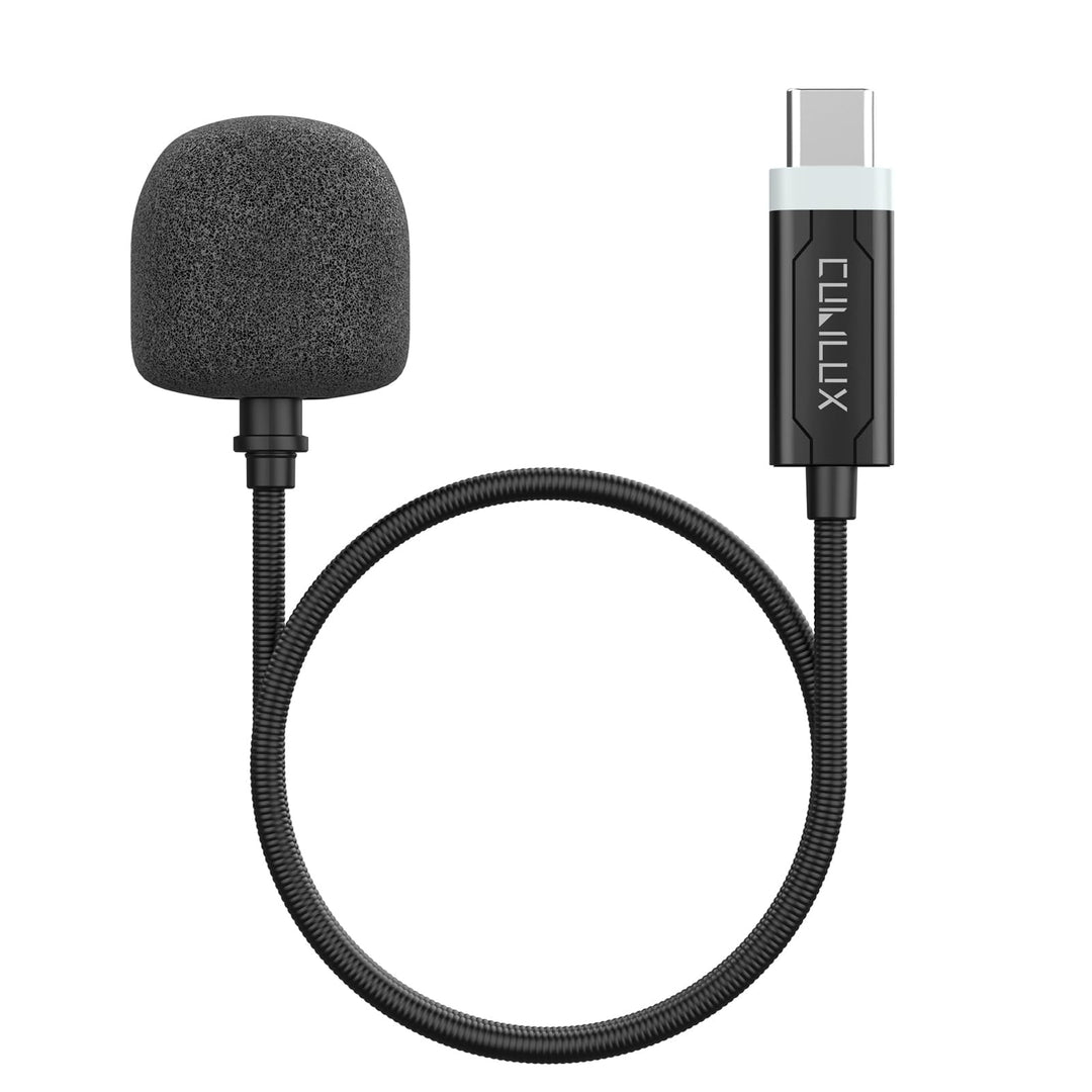 Cubilux USB-C-Schwanenhalsmikrofon, Typ-C-Boom-Mikrofon, kompatibel mit MacBook Pro/Air, iPad Pro 13
