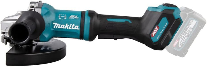 makita GA038GZ Winkelschleifer 40V max. (ohne Akku, ohne Ladegerät), Petrol, Winkelschleifer