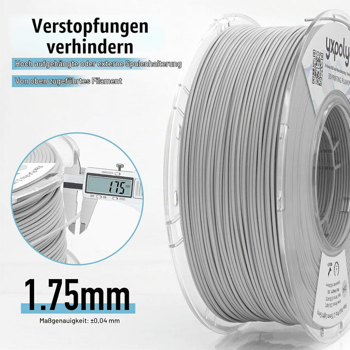 YXPOLYER Flexibles PLA Pro 3D-Drucker-Filament für Airless Basketball luftlose Basketbälle, Flex Sof