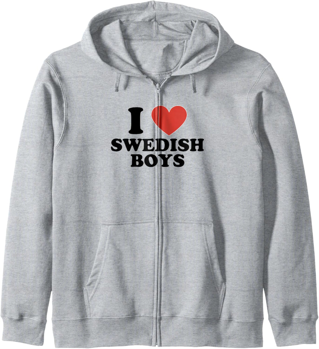I Love Swedish Boys Herren Kapuzenjacke