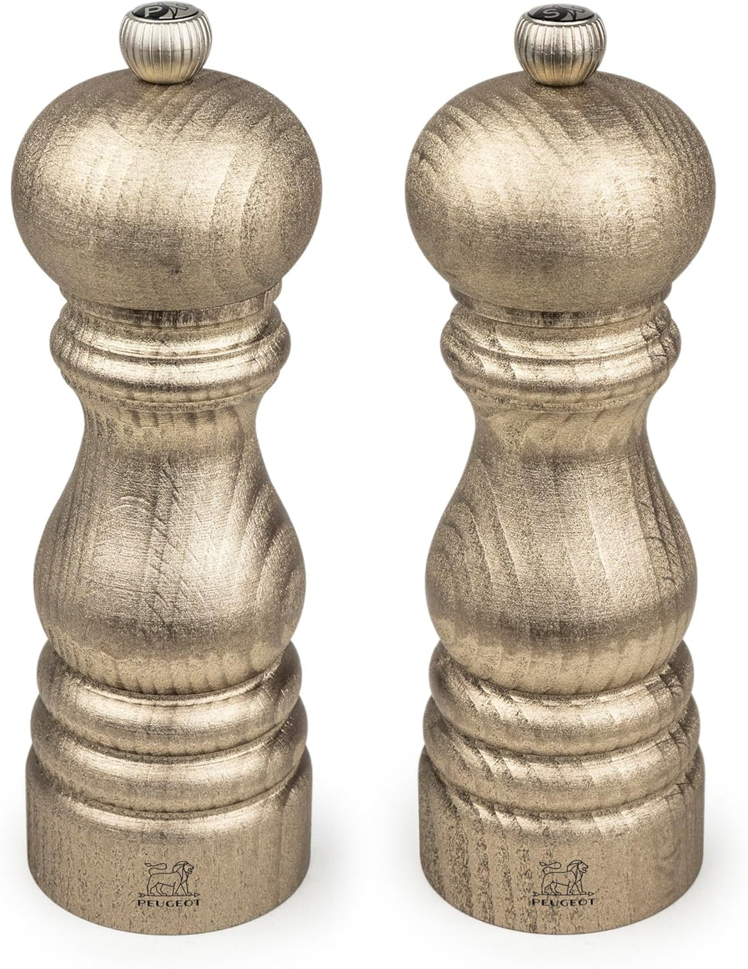 Duo Pfeffer- u. Salzmühle, 18 cm, in goldpatinierter Ausführung Duo Goldpatina - 18 cm, Duo Goldpati