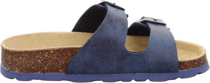 Superfit Jungen Fussbettpantoffel 1-800111 Hausschuh 24 EU Blau 8170, 24 EU Blau 8170