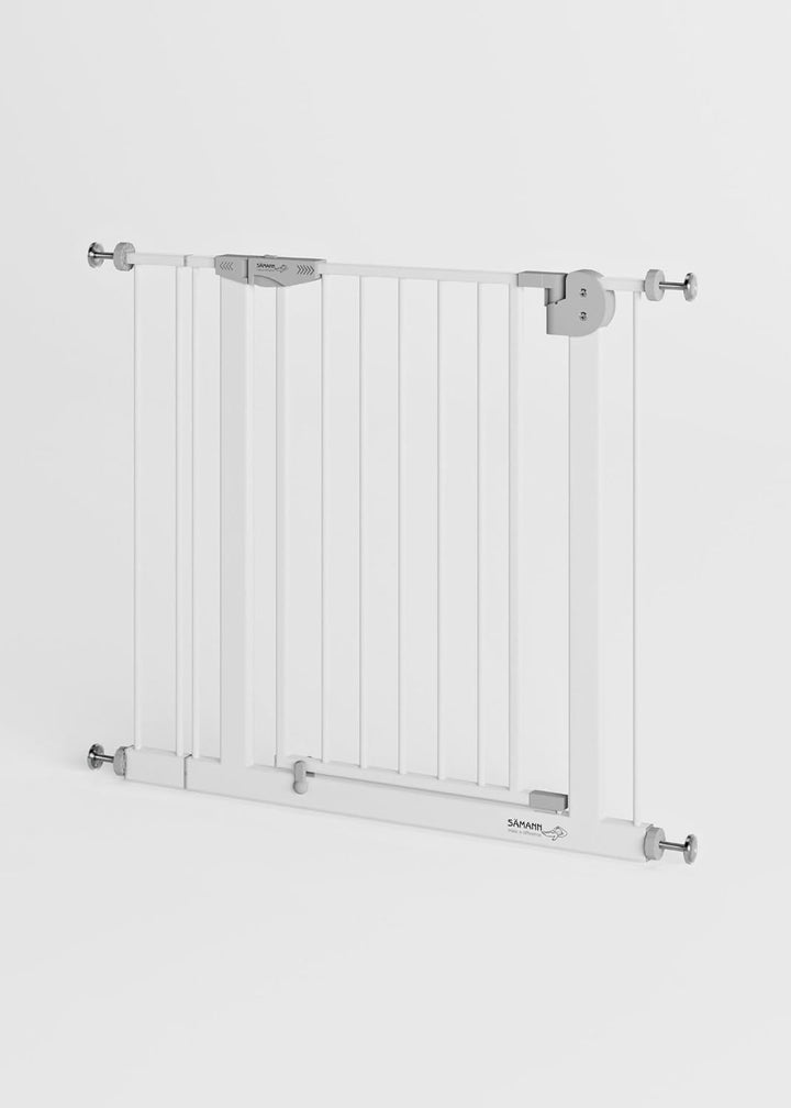 Sämann Türschutzgitter & Treppenschutzgitter mit Y-Spindel I 84-95 cm I Extra Höhe von 77 cm I Kinde